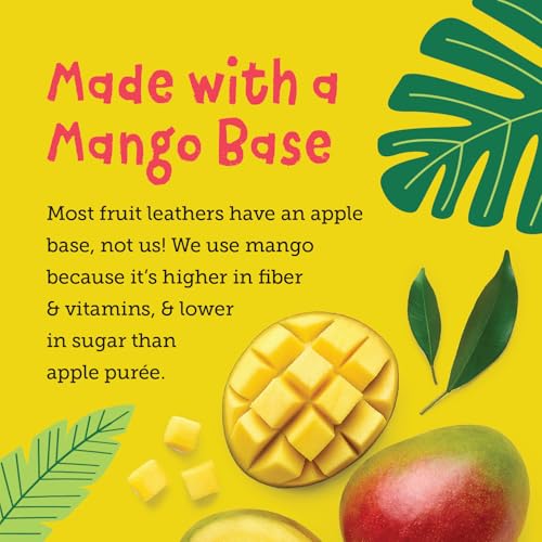 YOU LOVE FRUIT Cheery Cherry Mango Fruit Snacks, Vegan, 1oz Pack of 12 - image 7