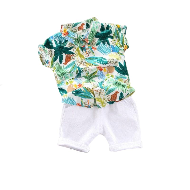 INFINITY FASHION IFBaby Boy Cotton Shirt & Ligra Shorts Clothing Sets Pure Cotton
