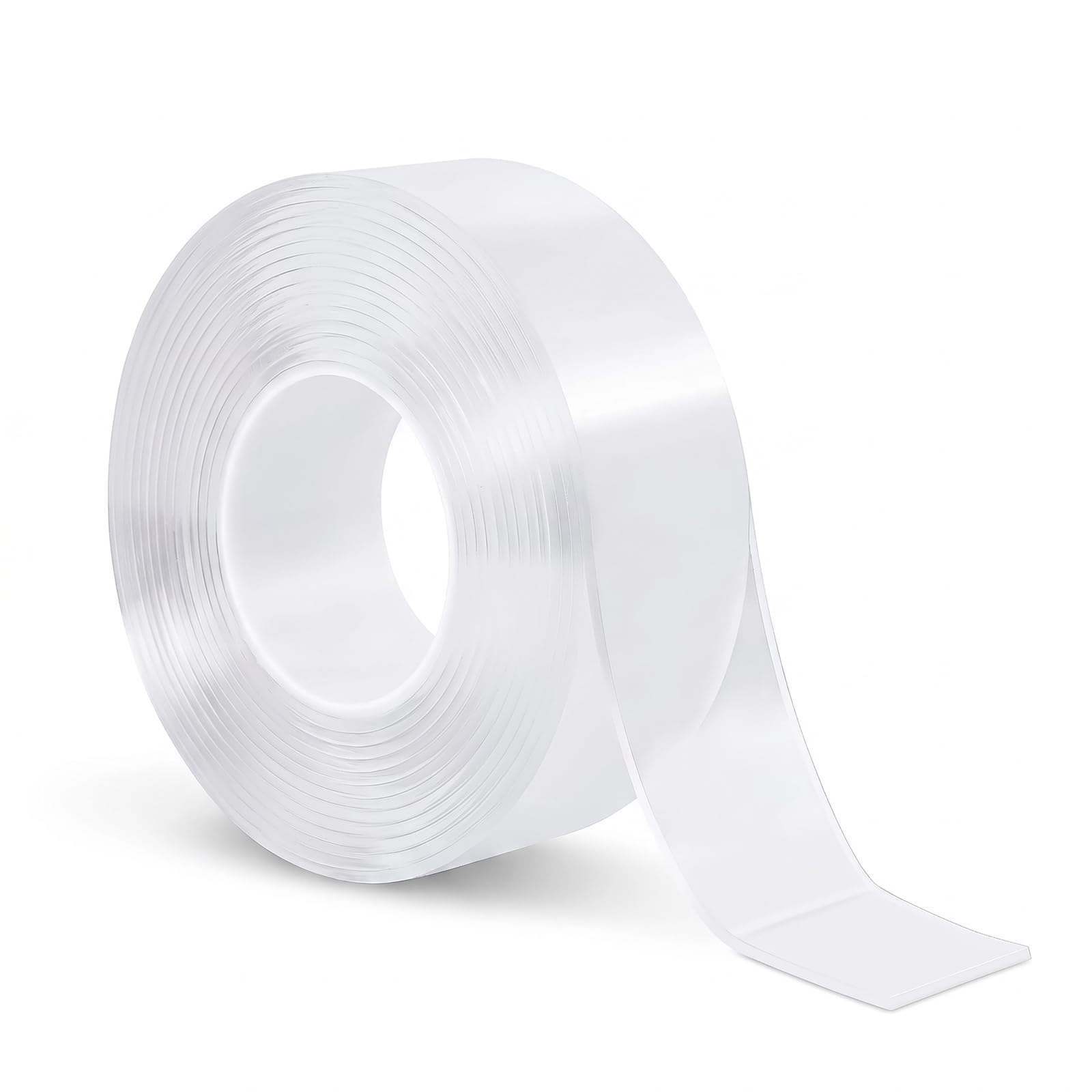 Double Sided Tape Heavy Duty Waterproof,Removable Reusable Multipurpose Clear Adhesive Extra Strong for Carpet Mats/Photos Frames/Craft Wall Mounting (3m*2cm*2mm)