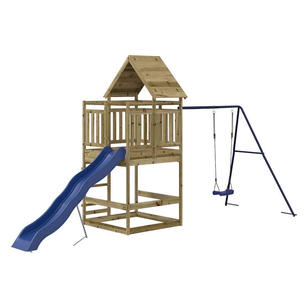 Generico Set da Gioco da Esterno in Legno di Pino Impregnato-3157017