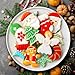 Christmas Cookie Cutters Set, 12 Pieces Stainless Steel Metal Christmas Cookie Cutters Shapes - Gingerbread Men,Christmas Tree,Snowflake, Candy Cane, Santa Face, Star and More