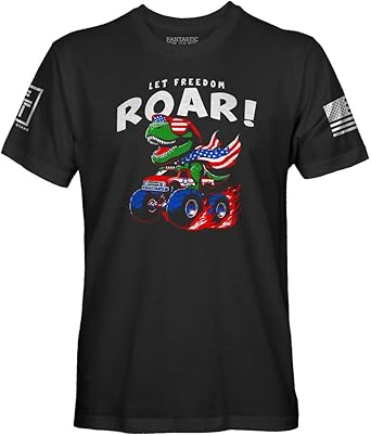 Let Freedom Roar Mens Patriotic T-Shirt