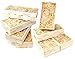 Lashuma 8er Set Rechteckige Flechtkörbe Natur Geschenkbox, Aufbewahrungs Weinkiste inklusive Holzwolle 35x18 cm