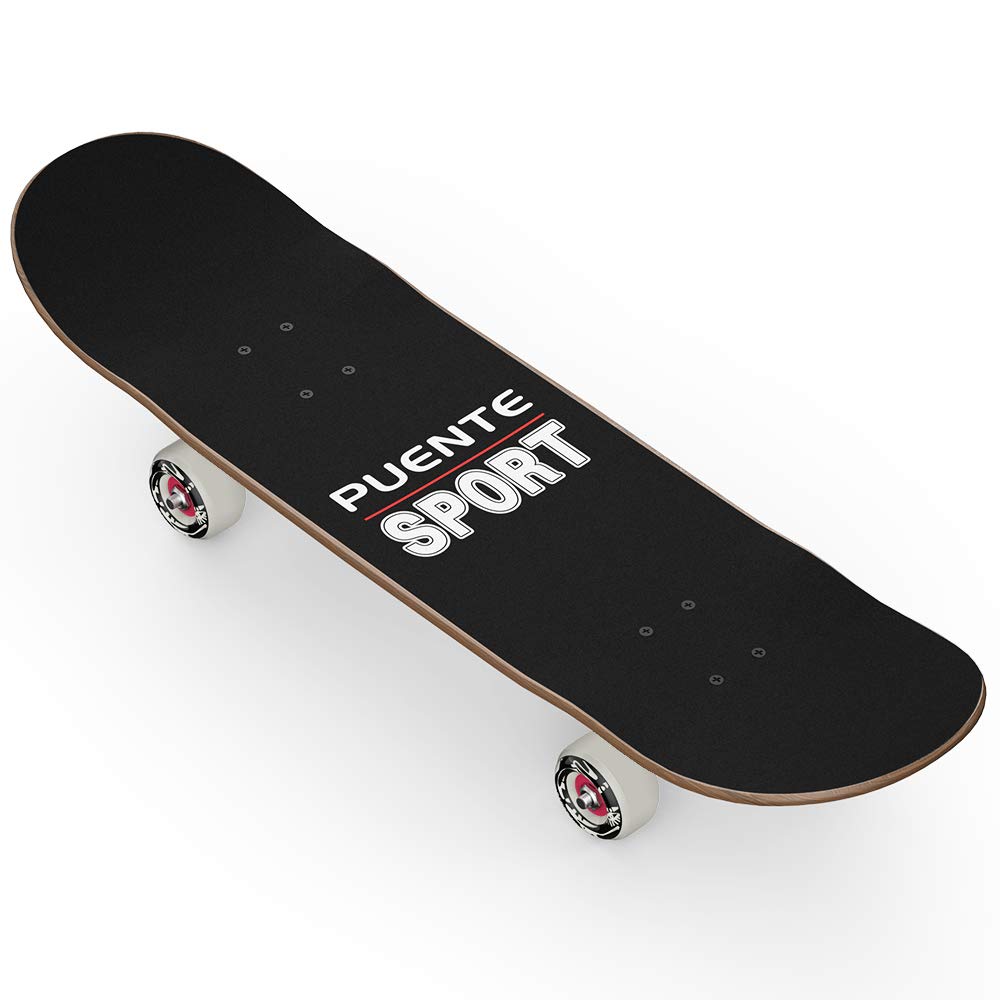 Puente Skateboard 9 Layer Canadian Maple Double Kick Skate Board