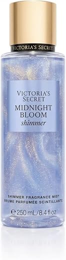 Victoria's Secret Midnight Bloom Shimmer Fragrance Mist 250ml 8.4 fl oz Long Lasting Body Spray Warm Floral Scent Glowing ...