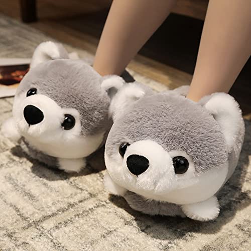 Image of Women Animal Slippers Cute Plush House Shoes Warm Novelty Cartoon | Slippers Gifts for Birthday Christmas