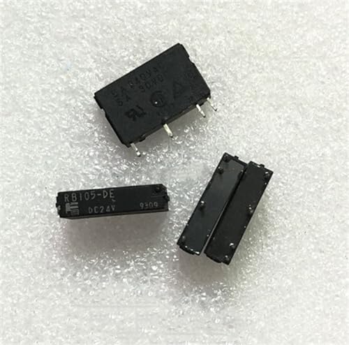 Relé RB105-DE DC24V de 5A y 4 pines para circuitos electrónicos lote de 5 unidades