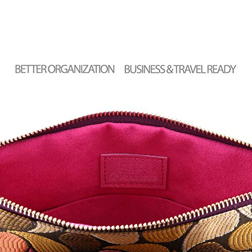Otto Angelino Designer Women’s Bohemian & Fashion Purse - Multiple Slots Money, Cards, Smartphone - Ultra Slim - Clutch by Otto Angelino - Image 5