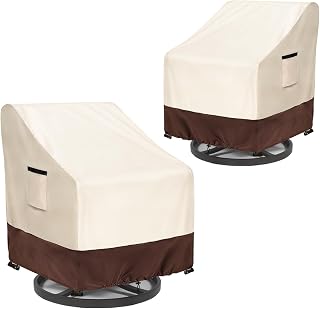 Waterproof Patio Chair Covers 2 Pack, 33" W x 35" D x 38.5" H