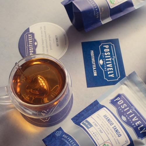 Image of Organic Positively Tea Company, Mango Tango Black Tea, Loose Leaf, 4 Ounce