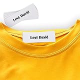 Iron On Labels for Clothing, Personalized with Your Name (Qty.100)