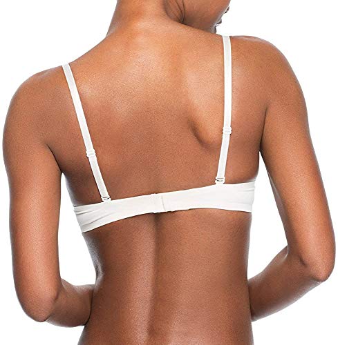 Undies.com Women's Custom-Knit Microfiber Underwire Double Push-Up Everyday Bra, Glacier, 32C #TOP3