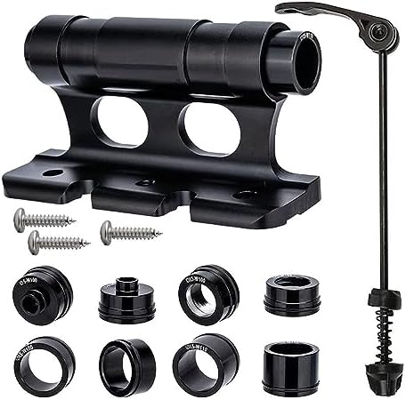 Bicycles Quick Release Fork Mount Block Bike Fork Mount with Adapters Car Roof Rack Support Road Bike Stand Holder