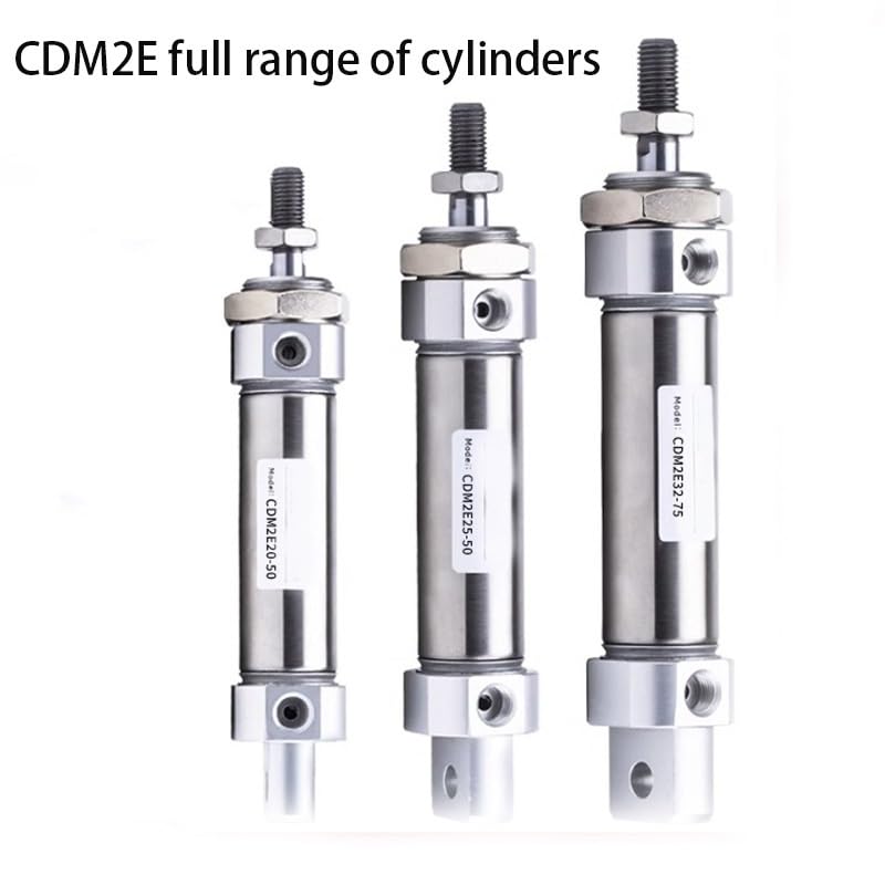 Vérin pneumatique mini CDM2E20 course réglable 20 à 200 mm