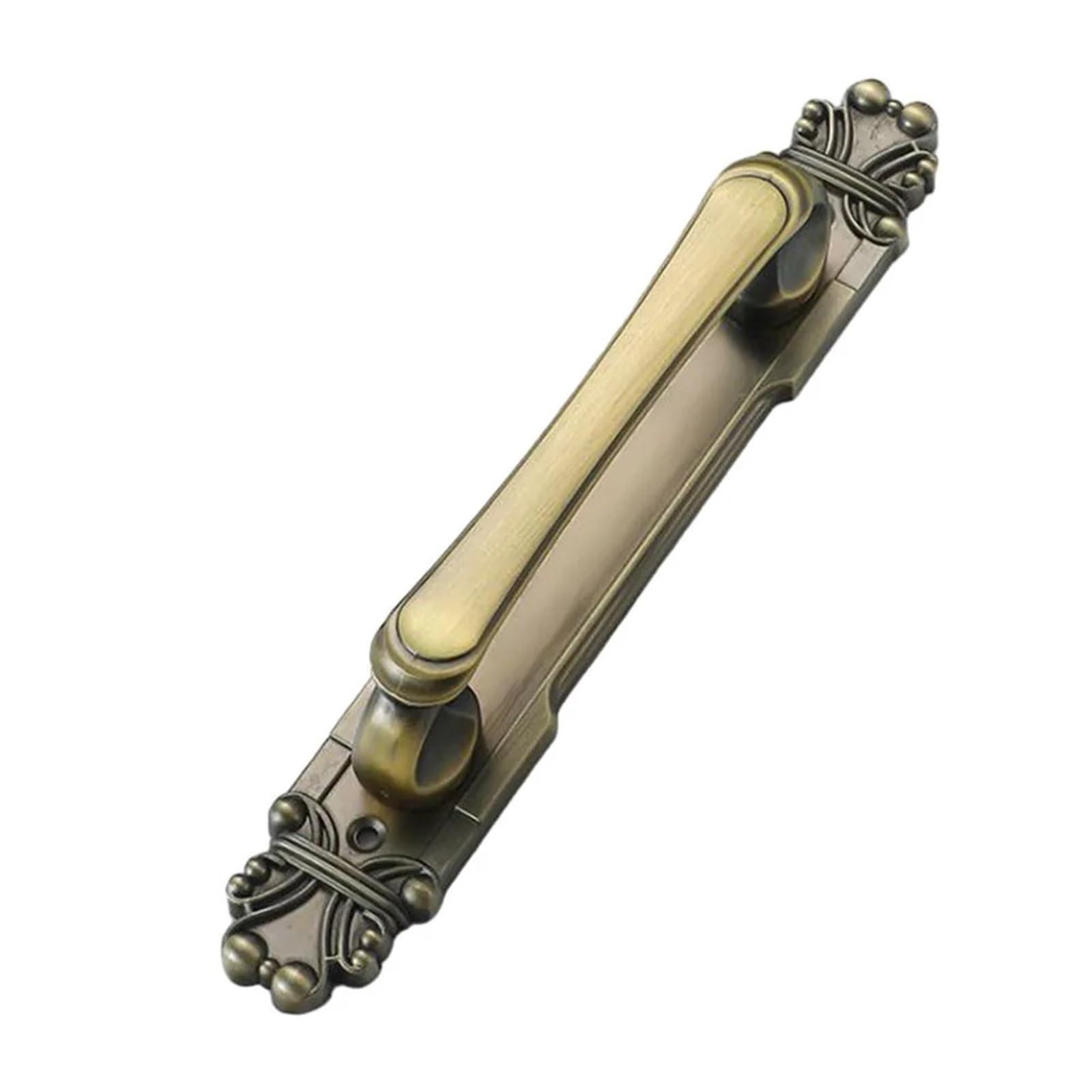 Snguoq Bronze 282Mm Antique Exposed Aluminum Alloy Door Handle Push-Pull For Cabinet Doors Balcony Casement Home For Living Room Door Handles(Bronze 282Mm)