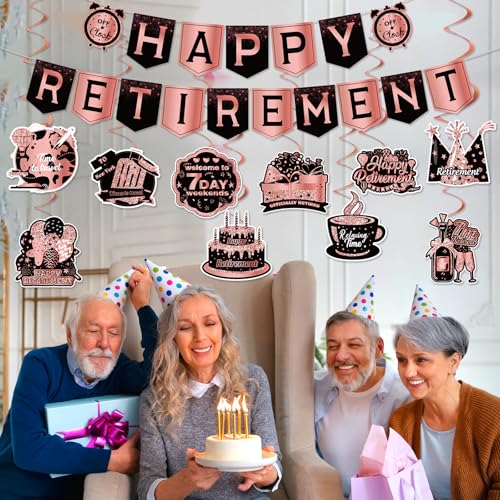 Save 50% on Rose Gold Retirement Party Decorations Kit - Image 5
