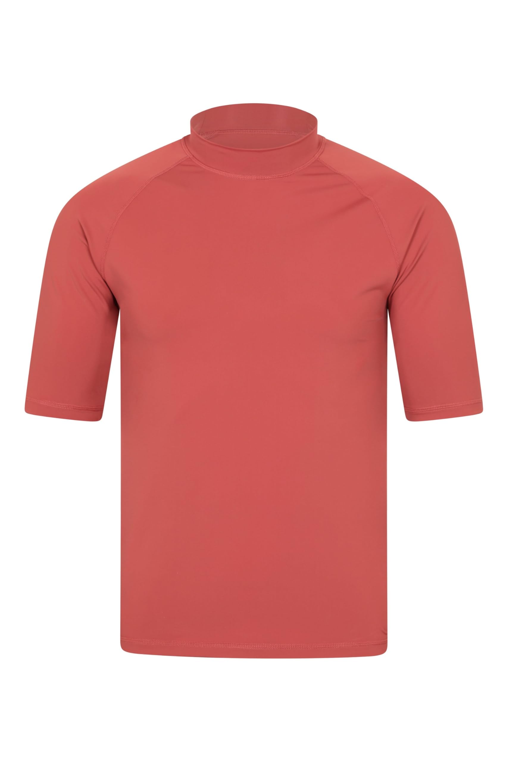 Mountain Warehouse Men's Rust Uv Rash Vest - Lightweight, Quick Drying & Stretchy T-Shirt With Upf 50+ & Flat Seams - For Spring Summer, Beach, Swimming & Water Sports Xs