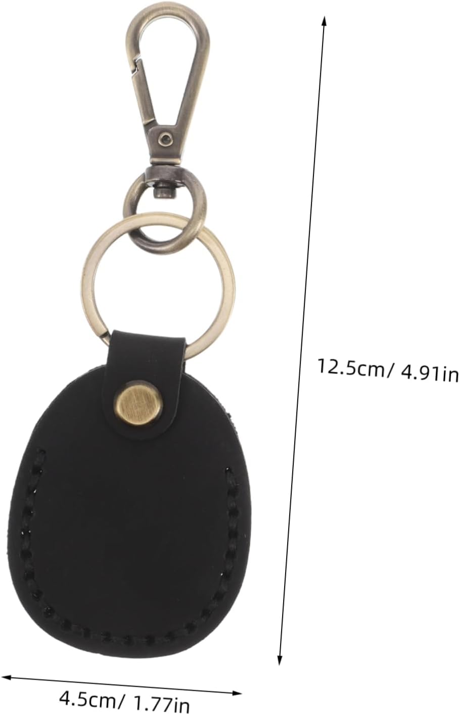 VICASKY 2pcs Vintage Pu Access Card Sleeve and Key Holder for Community Use Keychain Protector for Access Cards Ergonomic Design for Convenient Carrying