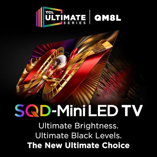TCL 98 Inch Class QM8L Series | SQD-Mini-LED QLED Smart TV | 98QM8L, 2026 Model | 144Hz | Ultimate Color Brightness & Contrast | Google AI Bang & Olufsen | Voice Control Gaming Streaming Television - image 3