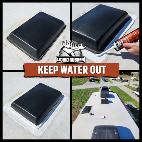 Image of Liquid Rubber RV Lap Sealant, Self-Leveling Roof Sealer, White, 1 Pack