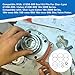 SeDeplacer 61258-000 Hydraulic Motor Seal Kit Fit for Eaton Char-Lynn 104 2000 Series Disc Valve (for Motors 104-xxxx-006, 105-xxxx-006, 106-xxxx-006)