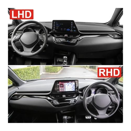 Funda protectora premium para salpicadero Toyota CHR con acabado antirreflejo 4