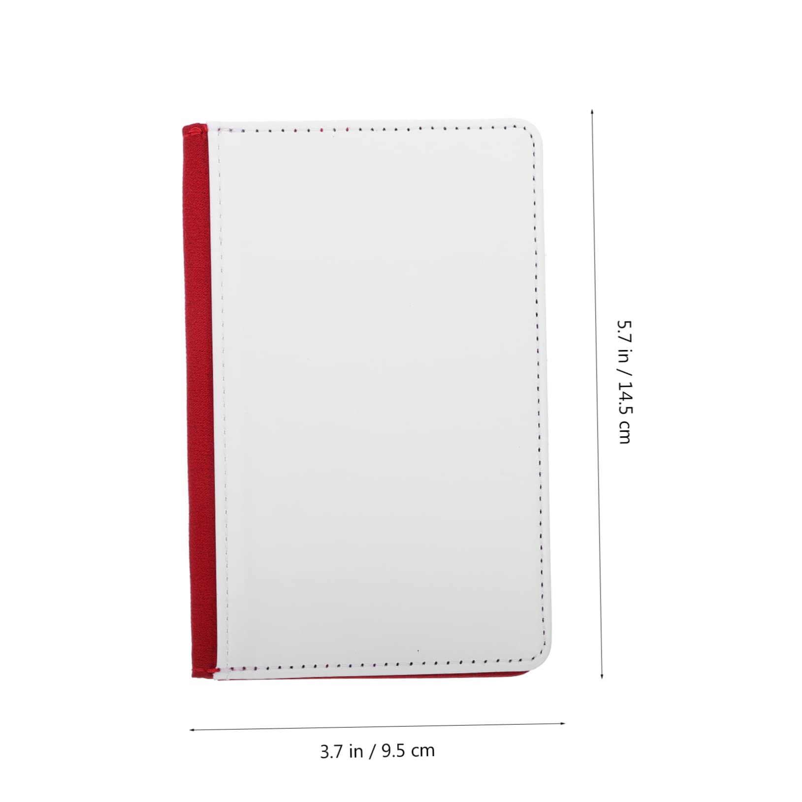 Holibanna Billetera de Viaje Roja de Cuero PU 3 Piezas Gran Capacidad y Diseño Práctico para Organizar Pasaportes y Tarjetas de Forma Segura