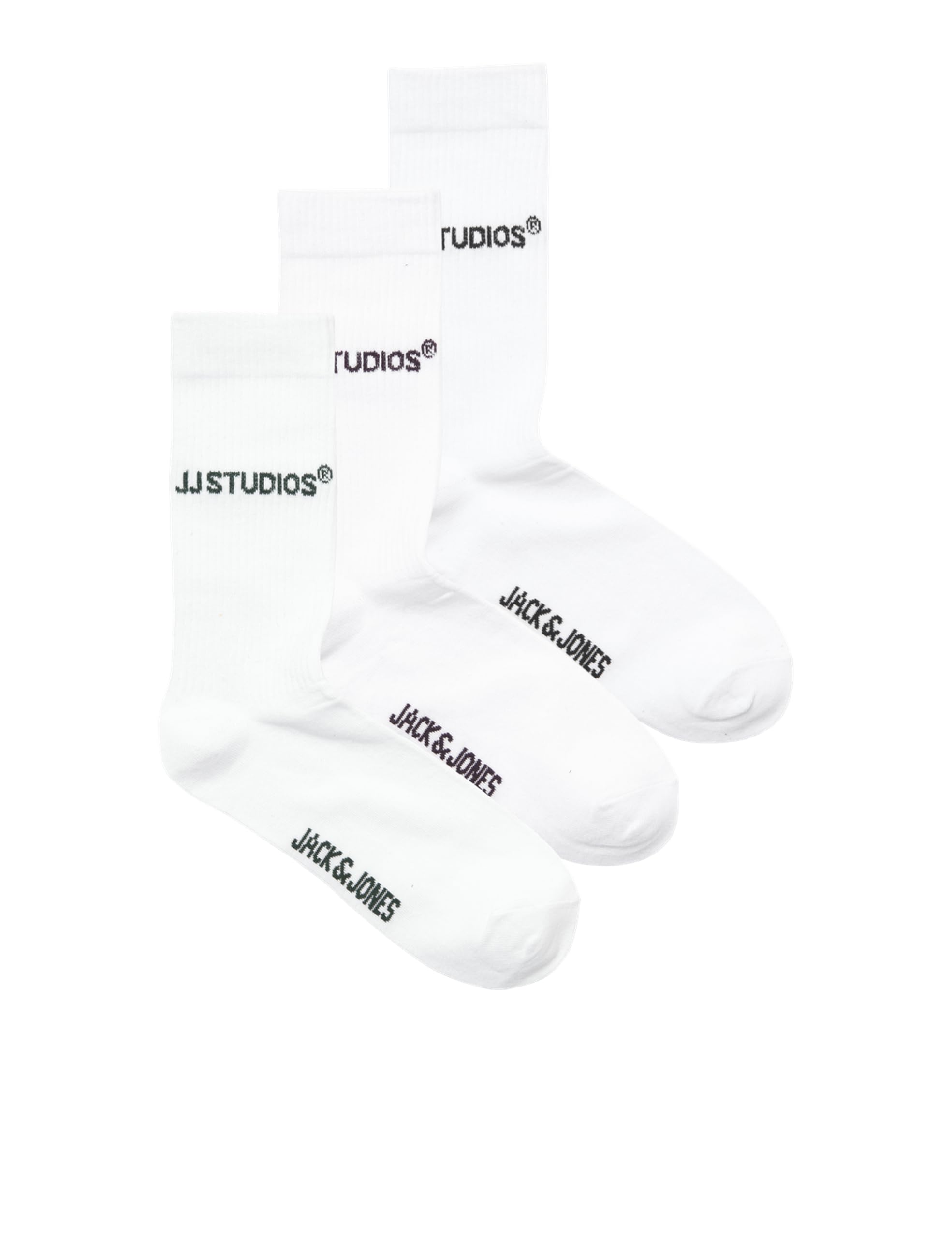 JACK & JONES Herren Jacsoho Tennis Socks 3 Pack Noos (3er Pack)