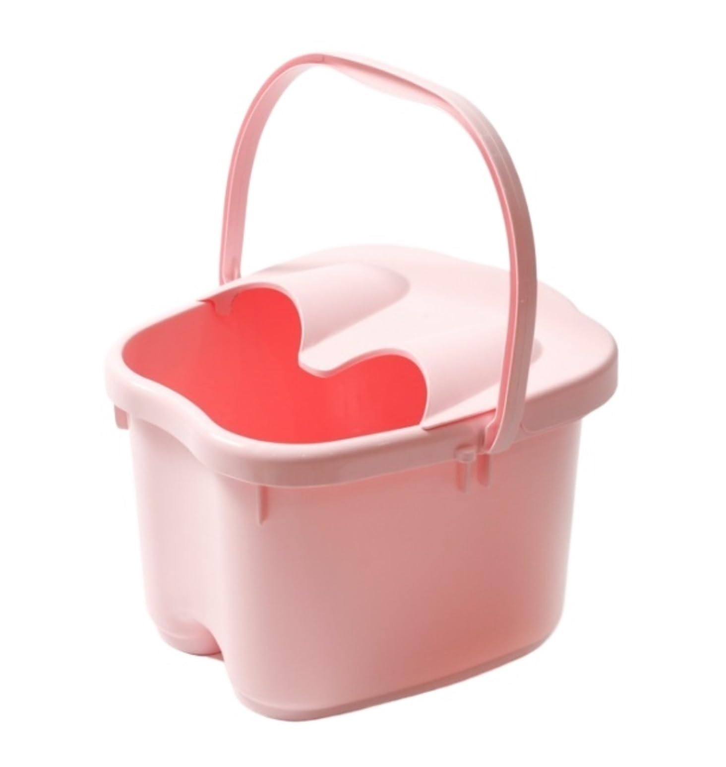 Fußbad Fußbadewanne Kaltes Heißes Wasser Fuß Massage Spa Eimer Becken Wanne Für Männer Frauen Füße Tief Fußbad Barrel Fußwanne Hause(Pink)