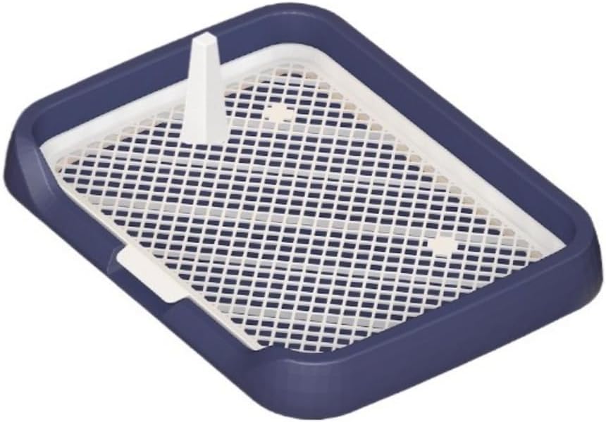 Pet Training Pads Holder Mesh Dog Toilet, Pee Pad Tray for Small & Medium Dogs, Elevated Grid Puppy Pad Holder Keeps Paws & Floors Clean 18.5''LX14.17''WX2.17''H (Green)