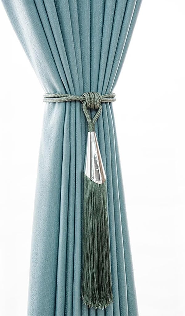 FMURY Sequin Ball Curtains Hanging Ball Tassels Curtain Straps Tying Ropes Tying Straps