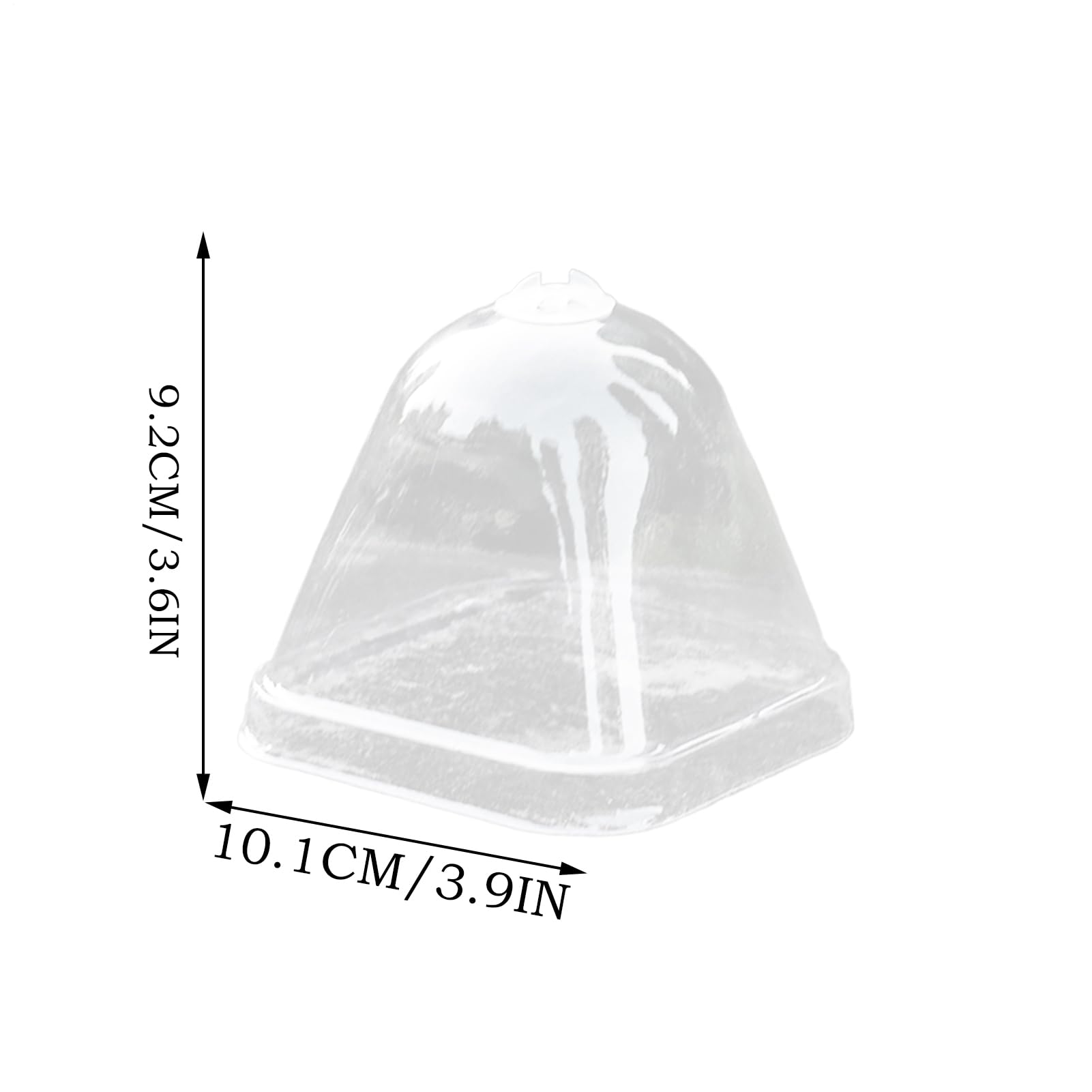Funda Mini para Macetas - Cubierta Protectora Transparente para Plantas | Tapa Hidratante 10X Humedad Impermeable para Invernadero Cultivo De Suculentas Protección Lluvia Vivero Plantación