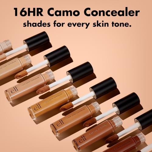 e.l.f. 16HR Camo Concealer, Full Coverage, Matte Finish Under-Eye & Blemish Corrector, Hydrating Formula, 16-Hour Crease-Resistant Wear, Vanilla - image 6