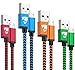 Price comparison product image Yosou Micro USB Cable [4-Pack, 0.5M+1M+1.5M+2M] Nylon Braided Charger Cable Android Fast USB Charging Cable Compatible with Samsung S7/S6/S5, Sony, Huawei, Nexus, LG, PS4, HTC and More