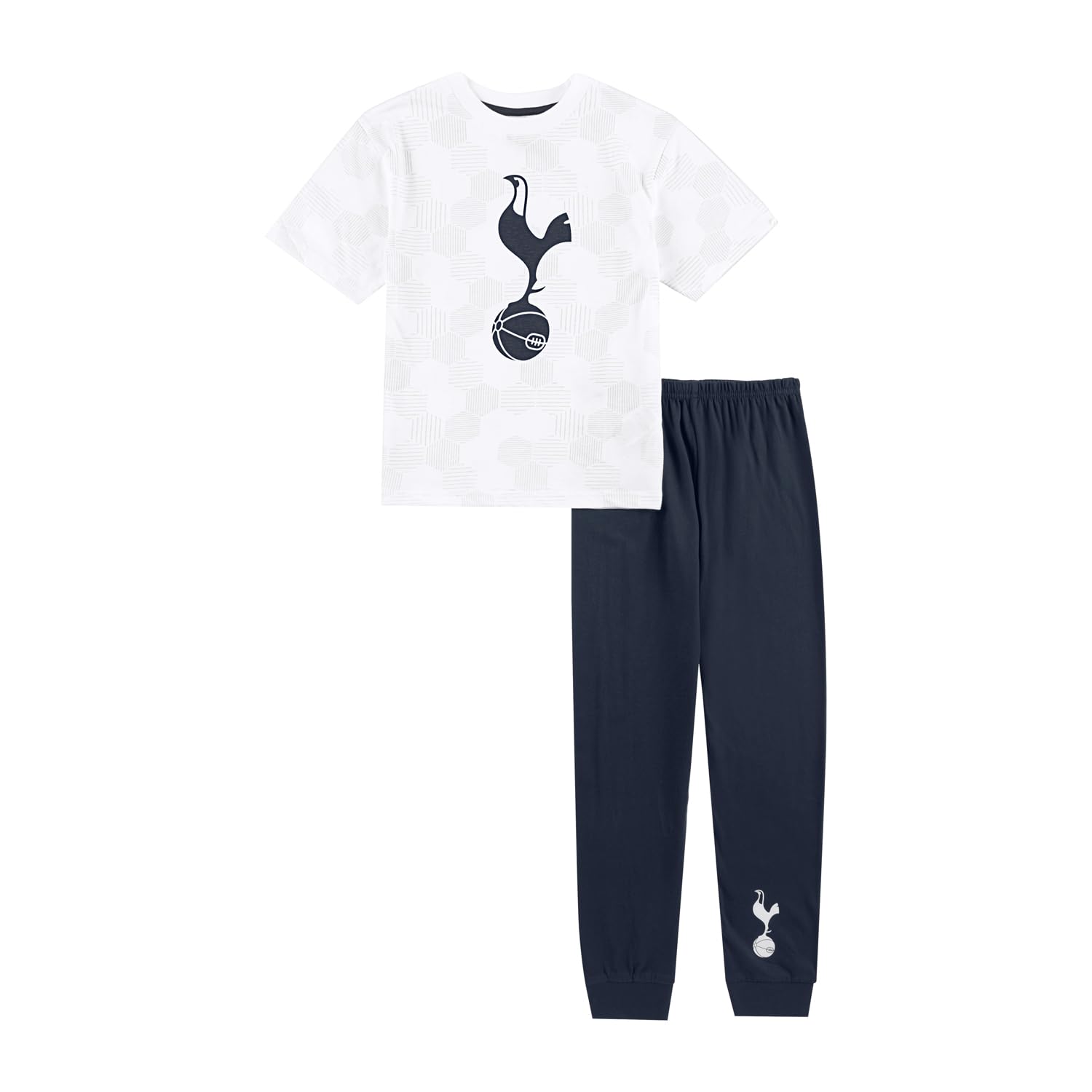Tottenham Hotspur Boys White ' Pyjamas - Official Spurs Nightwear
