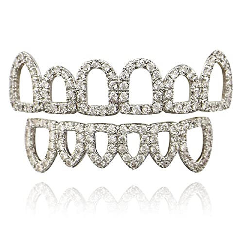 Grillz Caps dentales bañados en oro para hombre y mujer