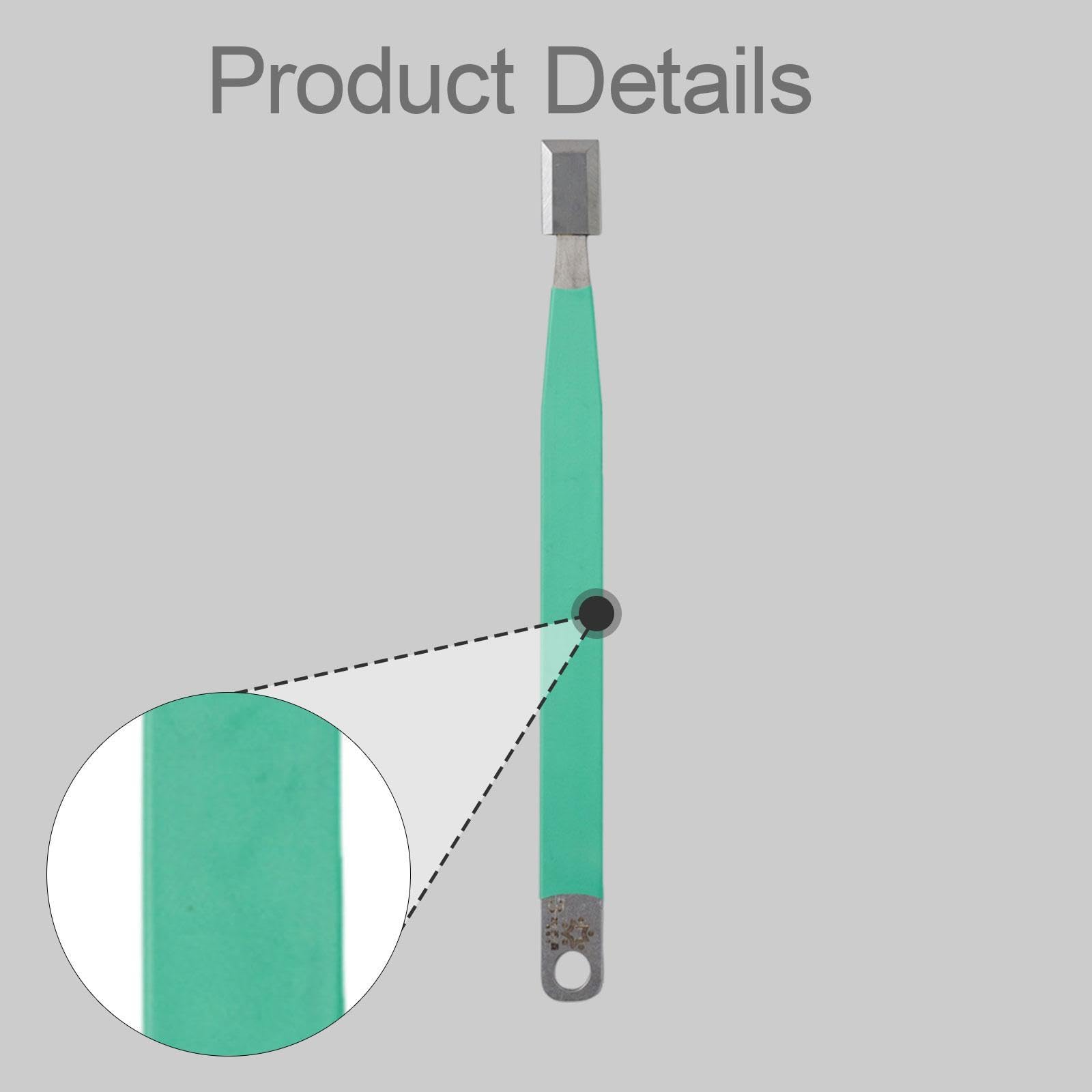 Herramienta para Esculpir Arcilla, Herramienta para Modelar Cerámica, Instrumento de Corte, Mango de Tungsteno, Adecuado para Talleres de, 2, Individual