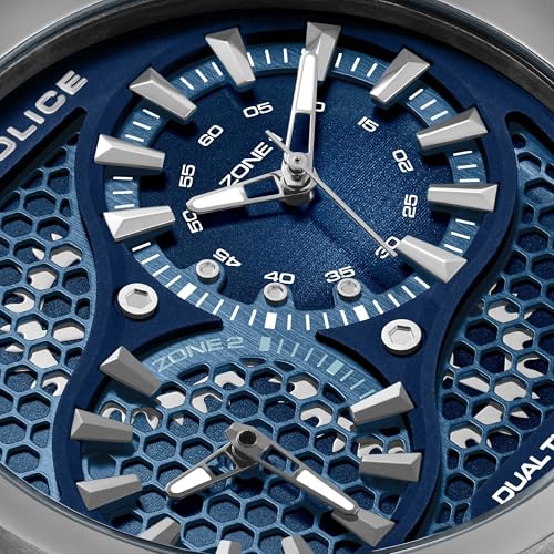 Montre Police Duo-Time Boa boîtier 48 mm acier inoxydable - 2