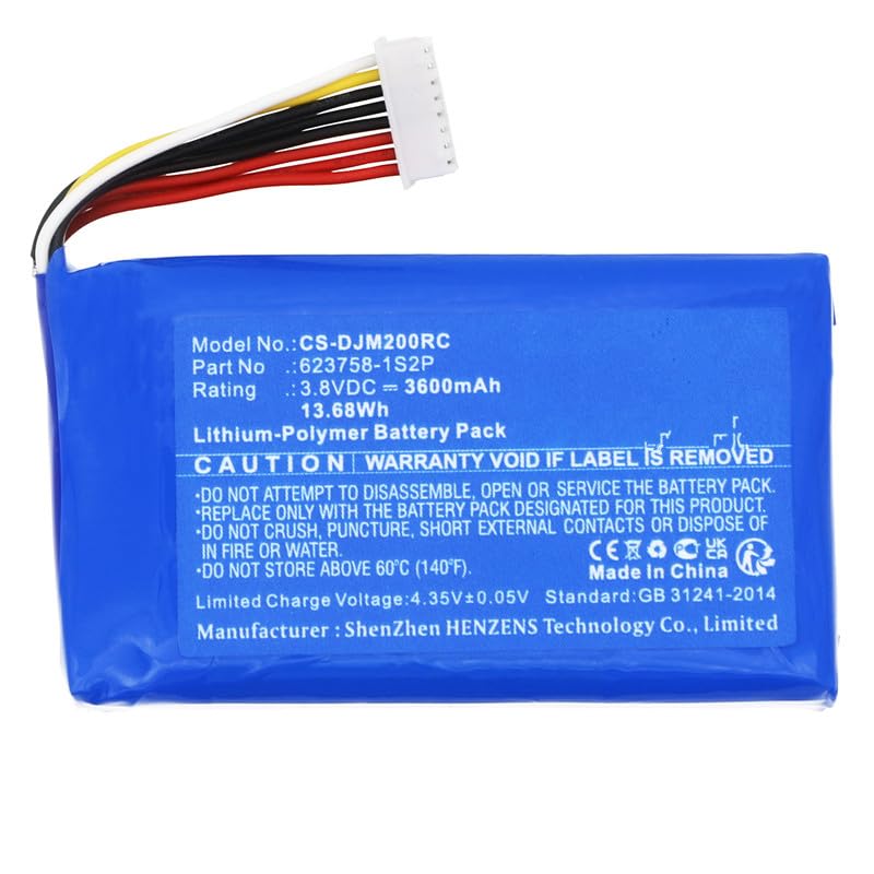 Bateria zamienna do DJI Mavic 2 Pro Remote Control PN:DJI 623758-1S2P 3600mAh / 13.68Wh