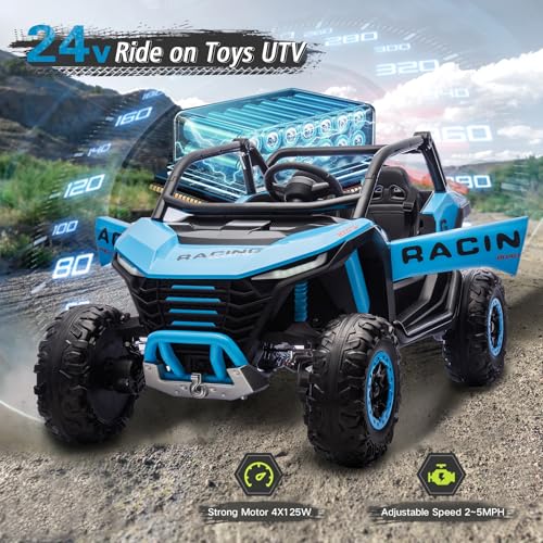 Image of Kid 4WD UTV 24V Ride On Toys for Big Kids 2 Seater Ride On Toys Kids
