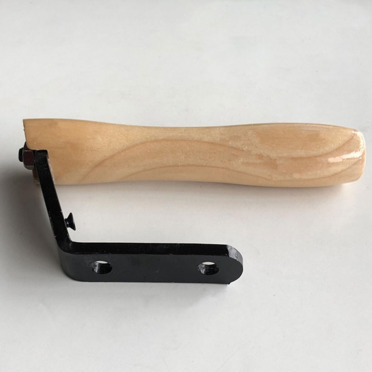 Boiler Steam Iron Replacement Handle Wood and Iron Comfortable Grip