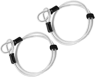 Braided Steel Cables 2Pcs Bike Cable Lock Portable Bike Locks Bike Safe Cables Anti- Wires Anti- Ropes Bike Cables Cycling Equipment Duty Motorcycle Lock