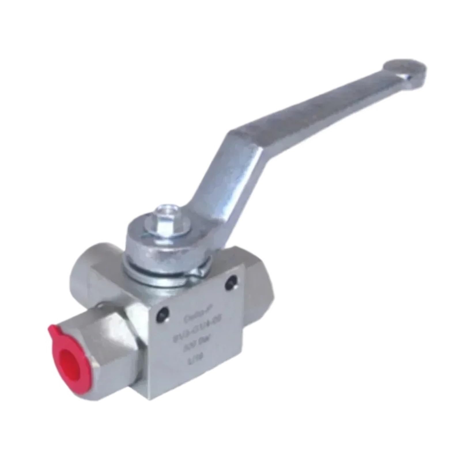 Valvola a sfera idraulica ad alta pressione a tre vie da 1/4" a 3/4" con filettatura interna, manuale in gomma, valvola a sfera ad alta pressione G1/4 G3/8(G3 8)