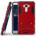 Zenfone 3 Laser Case, CoverON [Shadow Armor Series] Hard Slim Hybrid Kickstand Phone Cover Case for Asus Zenfone 3 Laser ZC551KL - Red / Black