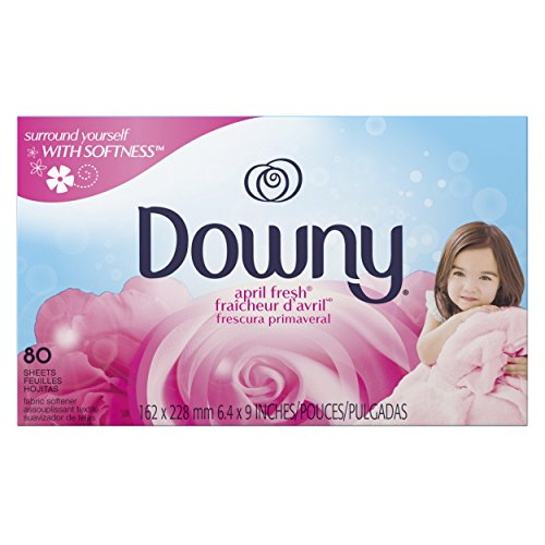 Downy, April Fresh Fabric Softener Dryer Sheets, 80 ct
