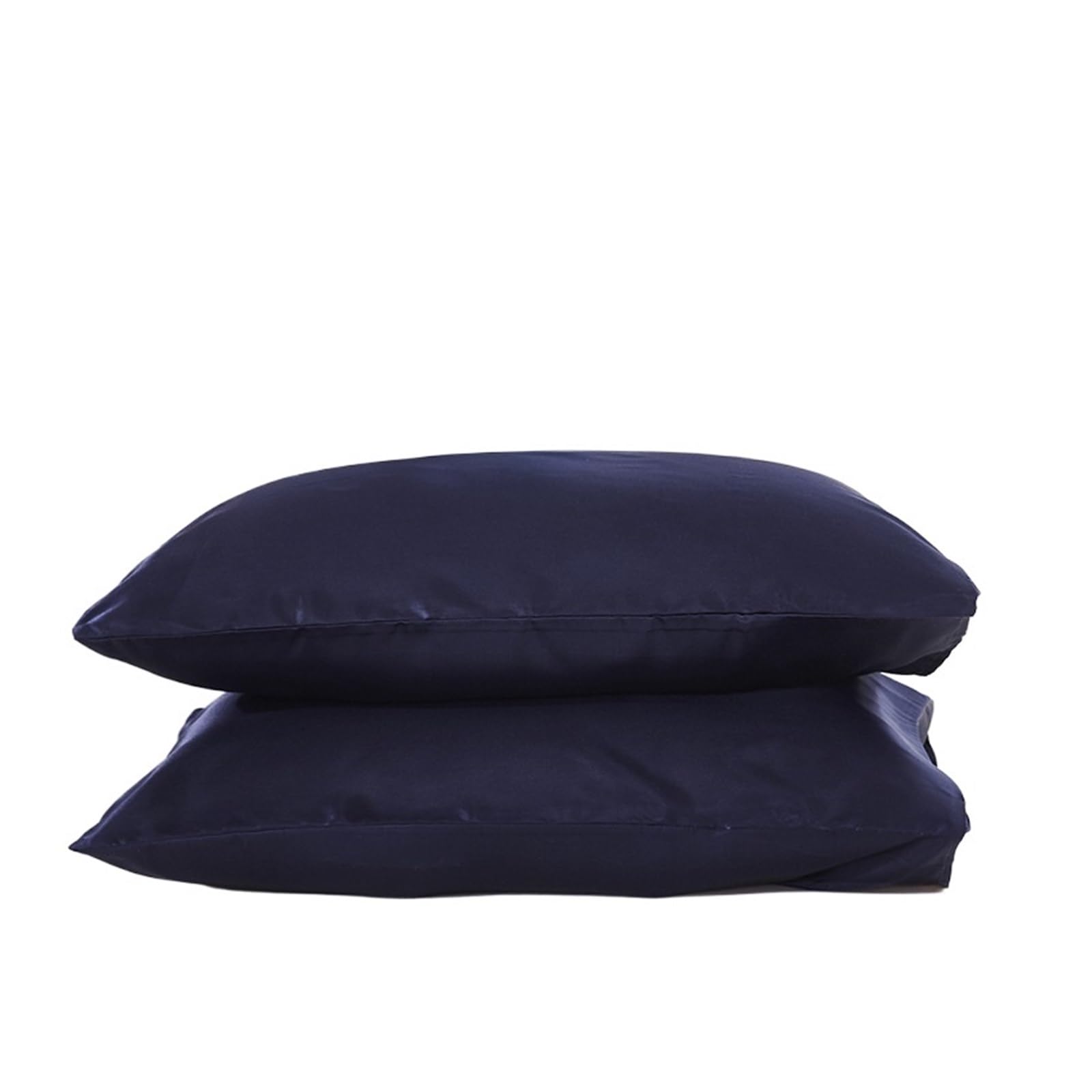 LYXYGMV 1Pc Full Queen King Satin Silk Pillowcase Pillow Case Cover Bedding For the Bedroom(Blue 2,51x102cm(20x40inch))