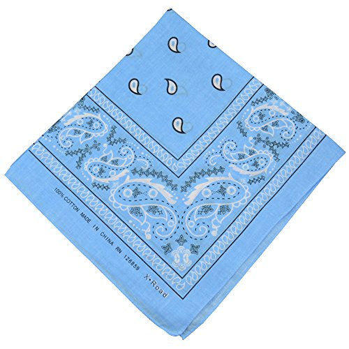 100% Cotton Paisley Bandanas 