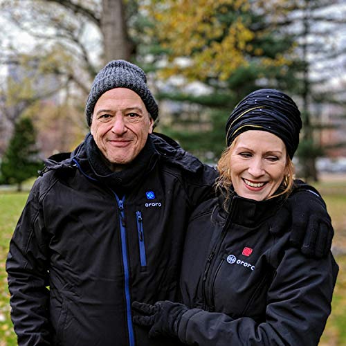 ororo women's slim fit heated jacket with battery pack and detachable hood