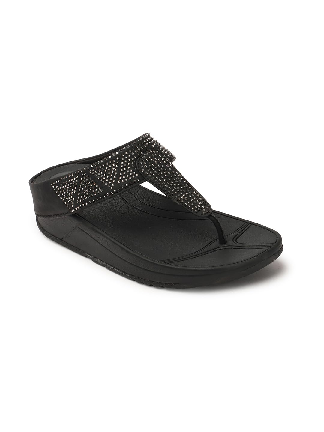 CL Sport Womens CL-ST-W-01 and Comfortable Slip On Thong for Everyday Casual I Office Use Black Sandal-6 Kids UK (B0CCMFB28B) Amazon Price History, Amazon Price Tracker