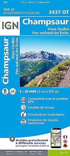 3437OT Champsaur, vieux chaillol pn des ecrins / recto